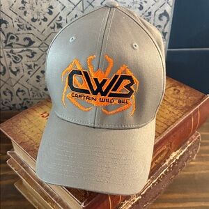 Gray Cap with Orange Embroidery Dutch Harbor Alaska